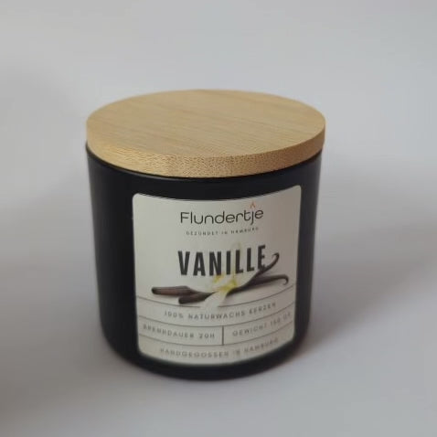 Vanillekerze von Flundertje im Glas